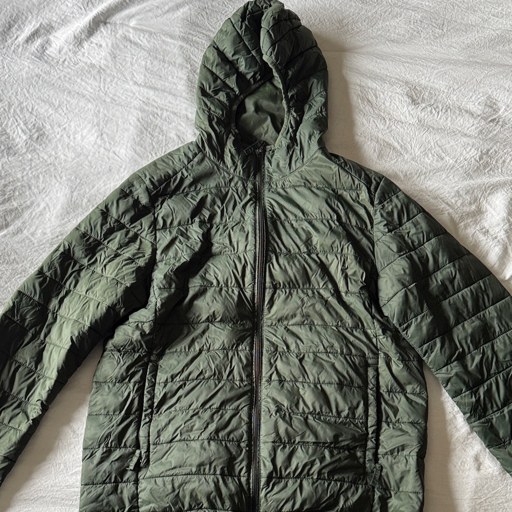 Women’s Green Quilted Jacket